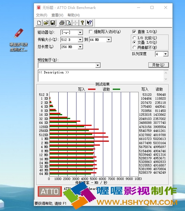 Ӳ̶дٶȲԹ ATTO Disk Benchmark 3.05